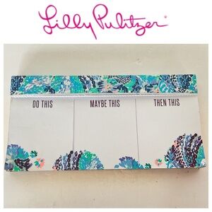 Lilly Pulitzer Wave After Wave Notepad NWOT